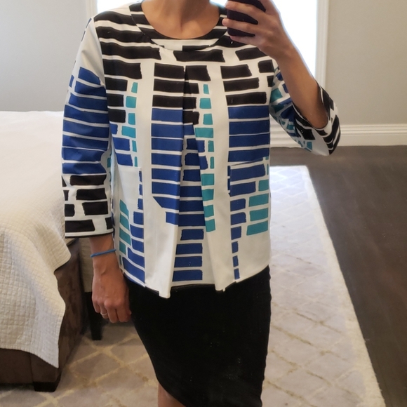 BRAND NEW WRONG SIDE OF RIGHT TUNIC TOP BLOUSE - Picture 2 of 5